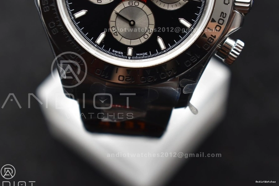 Best Classic V Edition 1:1 QF 794 Black Dial on 126509 Bracelet Silver Daytona SS SH4131 1115